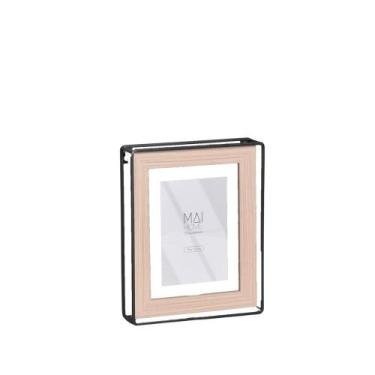 Imagem de Porta Retrato Minho Madeira/Preto 20X25X5 Mdf - Winth