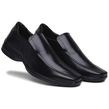 Imagem de Sapato Social Masculino Calce Fácil Anti Shock 35002 - Bertelli, Preto