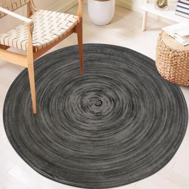 Imagem de Lacomfy Tapete para crianças, 1,5 m, círculo para meninos e meninas, quarto de bebê, tapete redondo macio para sala de jogos para crianças, neutro moderno abstrato banheiro ao lado do tapete para sala