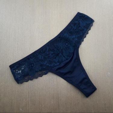 Imagem de Calcinha Raíssa Cor:Azul MarinhoTamanho:M - MTX Moda, Azul marinho, M