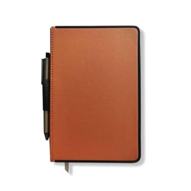 Imagem de Fina Ideia - Caderneta A5 Caramelo com borda preta sem pauta