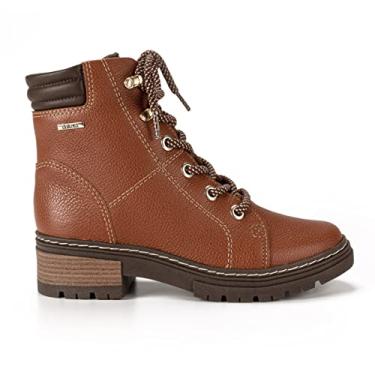 Imagem de Bota Coturno em Couro Feminino Dakota Marrom