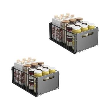 Imagem de Organizador de Armário Deslizante URluna para Cozinha: Prateleira Retr