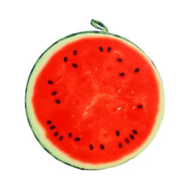 Imagem de Almofada Redonda Em Forma De Fruta De 33cm, Sem Pelos, Para Leitura E 