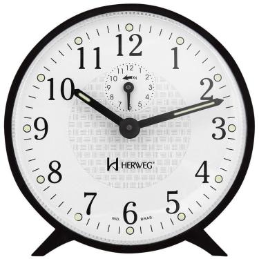Imagem de Despertador Vintage Retro Antigo Mecânico Herweg 2220-34