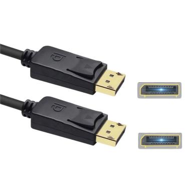 Imagem de Displayport X Displayport Cable 1.2A With Latches 4K 144Hz