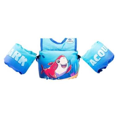 Imagem de Colete Salva- Vidas Flutuador Infantil  Shark Bóia não Fura!! 100% Fab