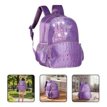 Imagem de Mochila Infantil Interativa com Luzes Princesas Mágicas  Clio Style