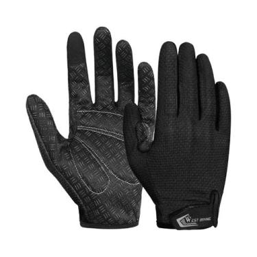 Imagem de Luvas De Ciclismo MTB De Dedo Inteiro Para Verão Com Tela Sensível Ao 