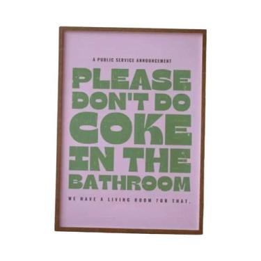 Imagem de Pintura Em Tela De Corações Animados Bege Estilo Retrô Sem Coca-Cola P