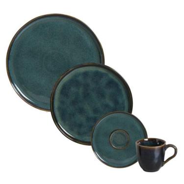 Imagem de Aparelho De Jantar 24 Peças Bio P/ 6 Pessoas Stoneware Porto Brasil Ce