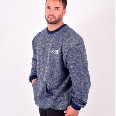 Imagem de Blusa Moletom Masculino BYG The Force, Masculino, Azul, GG