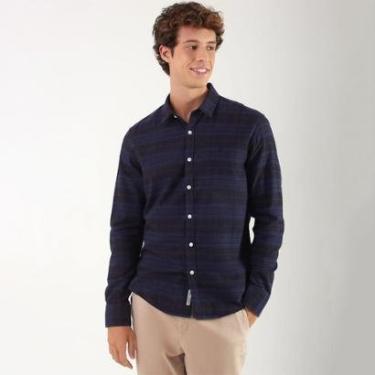 Imagem de Original Penguin Camisa de Flanela ML Xadrez Original Penguin Marinho-Masculino
