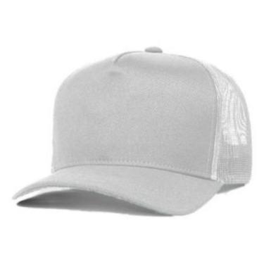 Imagem de Kit 10 Bonés Trucker Redinha Tela Aba Curva Cor:CinzaTamanho:Único - C