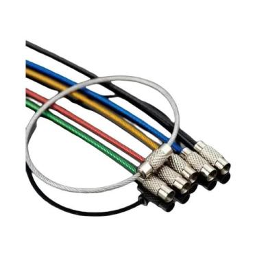 Imagem de Conjunto De Chaveiros EDC Coloridos Em Aço Inoxidável, Porta-Chaves Co