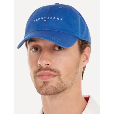 Imagem de Boné Tommy Hilfiger Masculino Linear Logo Azul Royal-Masculino