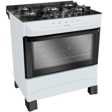 Imagem de Fogão Mueller MFV5BB 5 Bocas Automático Mesa Vidro Temperado com Ultra