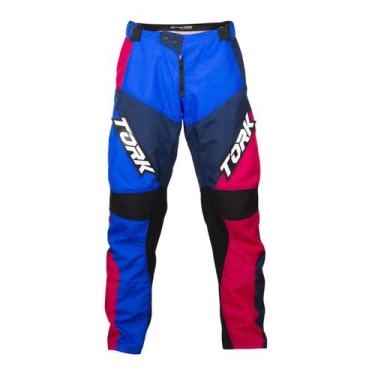 Imagem de Calça Motocross Trilha Enduro - Pro Tork Factory Edition 3, AZUL - ROS