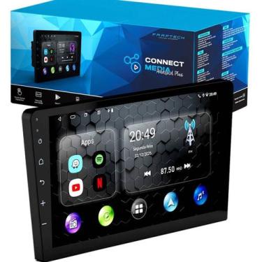 Imagem de Central Multimídia 9" 4GB 64GB Octa-Core Android Auto CarPlay Sem Fio 
