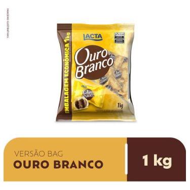 Imagem de Bombom Branco Lacta Ouro Branco Pacote 1kg