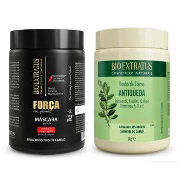 Imagem de Kit Máscara Força Com Pimenta +Jaborandi 1kg Bio Extratus