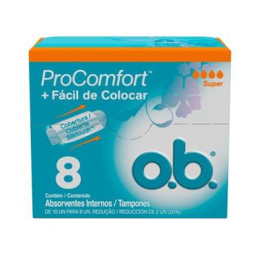 Imagem de Absorvente Interno O.B Super 8 Unidades - O.B.