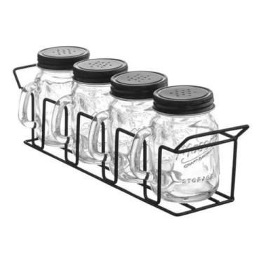 Imagem de Porta Condimentos Caneca Vidro - Zein Importadora