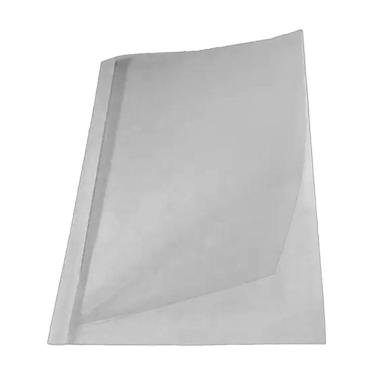 Imagem de Capa para Encadernação Térmica A4 Até 60 Folhas Ibacemil CT.A4060B.1und-IBACEMIL Frente em Acetato e Costa em Papel