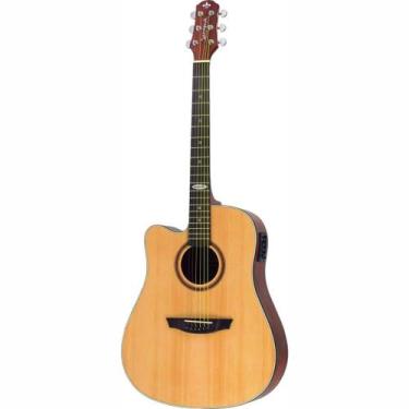 Imagem de Violão Eletroacústico Folk para Canhoto Strinberg SD200C LH Black Seri