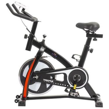 Imagem de Bicicleta spinning com roda de inercia de 8kg wct fitness