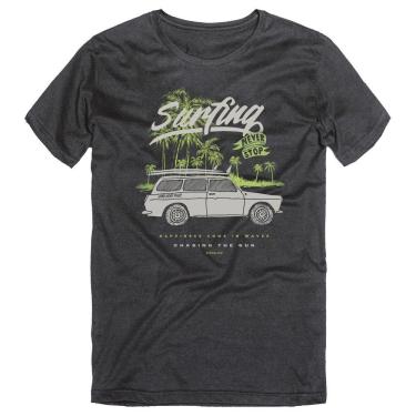 Imagem de Camiseta Gola Careca Surfing Preto 02 ao 08