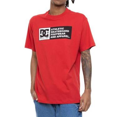 Imagem de Camiseta Dc Shoes Dc Density Zone Sm23 Masculina Vermelho