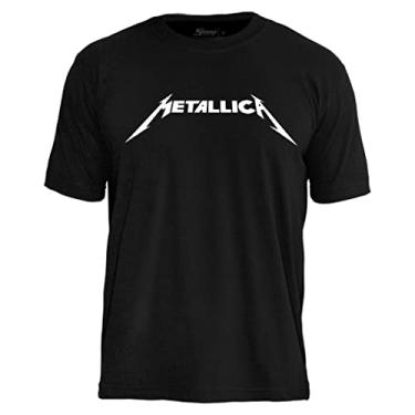 Imagem de Camiseta Metallica Logo Cor:Preto;Tamanho:PP