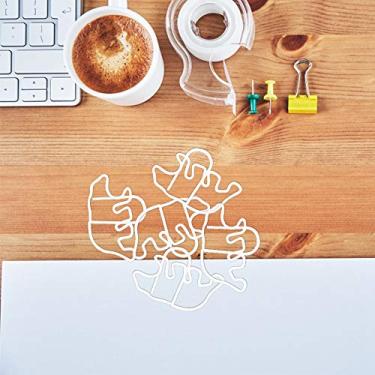 Imagem de Clipe de encadernação, seguro para usar clipes de papel em forma de urso, aprendizado escolar DIY para notas adesivas cartas de escritório