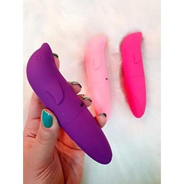 Imagem de Vibrador massageador feminino Golfinho Ponto G Aveludado Delirioss