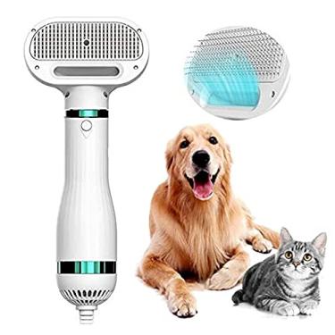 Imagem de Secador de cabelo para cão e gato com escova 2 de temperatura
