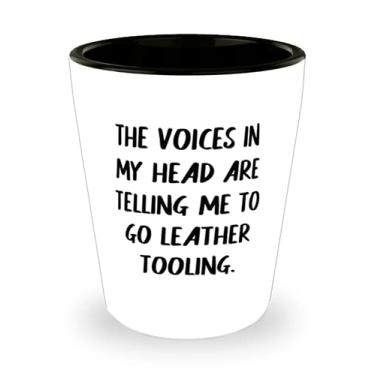 Imagem de Ferramenta de couro inapropriada, ferramentas de couro The Voices in My Head are Telling Me to Go