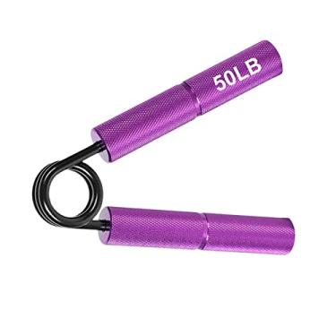Imagem de Amagogo Hand Grip Strengthener Grip Mulheres Homens Exercitador de Antebraço para Exercitando Musculatura Idosos, Violeta 50 lb