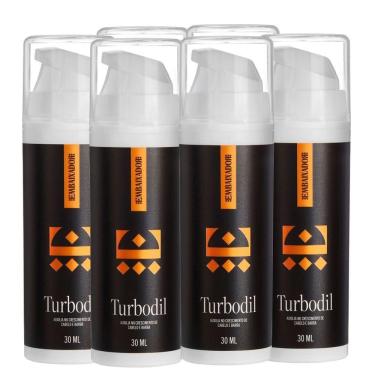 Imagem de Kit 6 Blend Crescimento Barba E Cabelo Turbodil Embaixador 30Ml