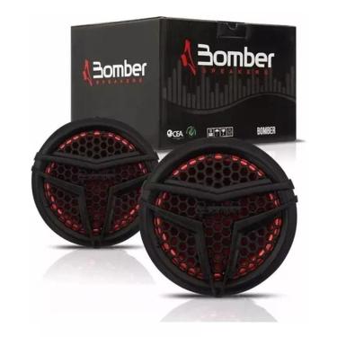 Imagem de Par Mini Tweeter Bomber Speakers BL20 160W Rms