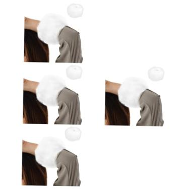 Imagem de GALPADA 4 Pcs Conjunto de mangas de pelúcia manguito de pulso curto de pele pelúcia sobre a manga vestidos protetor de manguito de roupas inverno sobre a manga mantenha morno capa de pulso