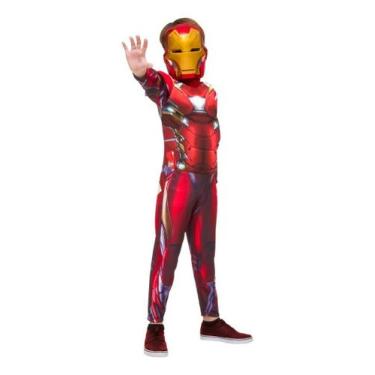 Imagem de Fantasia Homem De Ferro Iron Man Longa Infantil Guerra Civil - Regina