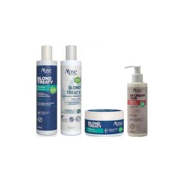 Imagem de Apse Blond Treaty Shampoo E Máscara E Condicionador + Bb Cream - Apse