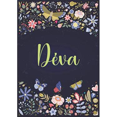 Imagem de Déva: Carnet de notes A5 | Prénom personnalisé Déva | Cadeau d'anniversaire pour fille, femme, maman, copine, sœur ... | Design: jardin | 120 pages lignée, Petit Format A5 (14.8 x 21 cm)
