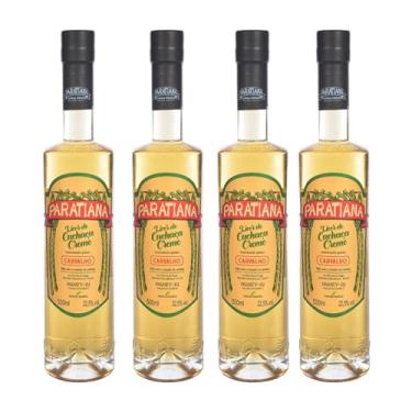 Imagem de Kit 4 Licores de Cachaça Creme Carvalho Paratiense 500 ml Artesanal Premium Gourmet Paraty Destilada Sobremesa Fino Churrasco Drink Coquetel