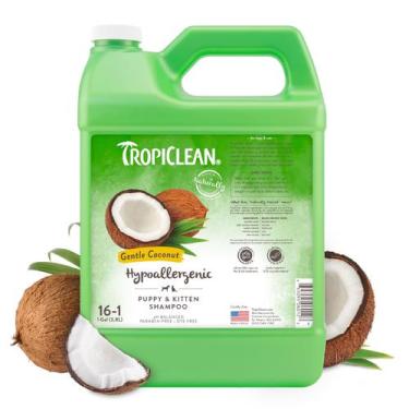Imagem de Shampoo Para Cães Tropiclean Coconut Hipoalergênico 3,78 L Sensível