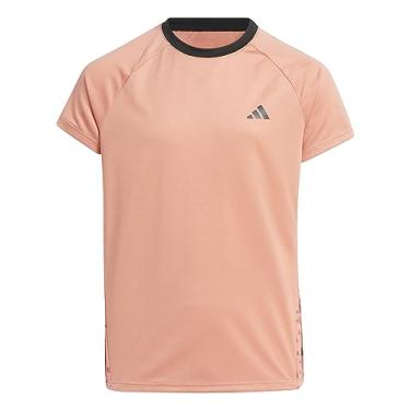 Imagem de adidas Camisa polo de golfe de desempenho gráfico para meninas, Wonder Clay, XG