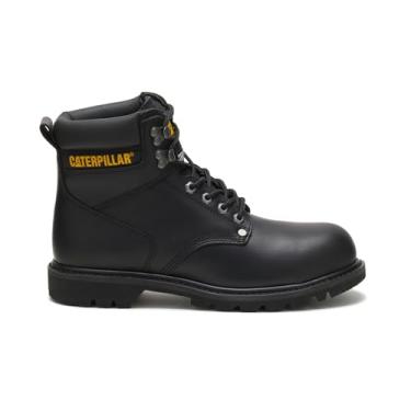 Imagem de Cat Footwear Bota de trabalho masculina Second Shift com bico de aço, Preto, 45