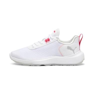 Imagem de PUMA GOLF Fusion Crush Tênis esportivo feminino, tamanho 37, branco, Puma Rosa granada branca, 36