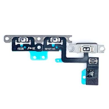Imagem de Johncase Novo botão de volume OEM interruptor de controle mudo cabo flexível com suporte peça de reposição de reparo pré-instalado compatível com iPhone 11 6,1 polegadas (todas as operadoras)
